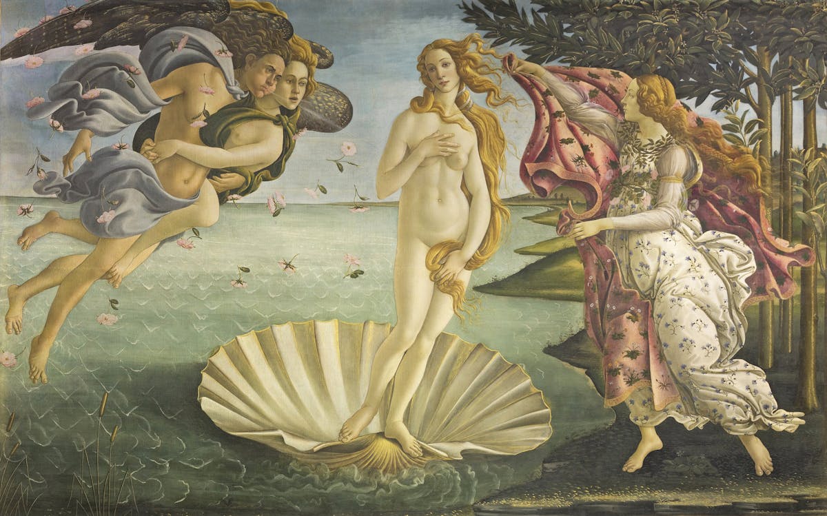 La nascita di Venere di Botticelli | Opere | Le Gallerie degli Uffizi