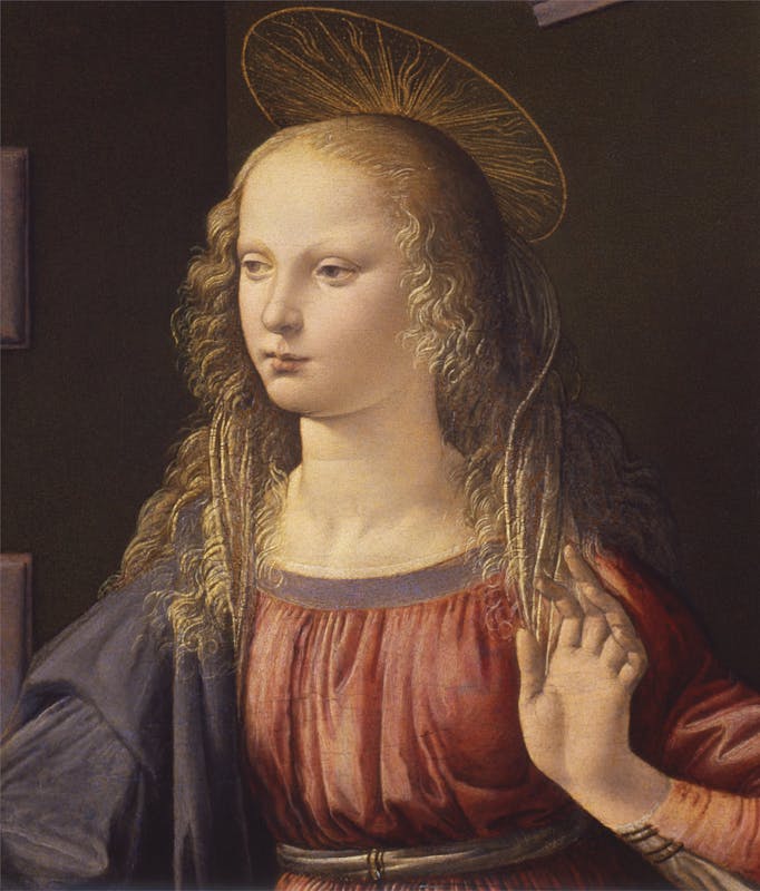 Annunciation by Leonardo da Vinci | Artworks | Uffizi Galleries