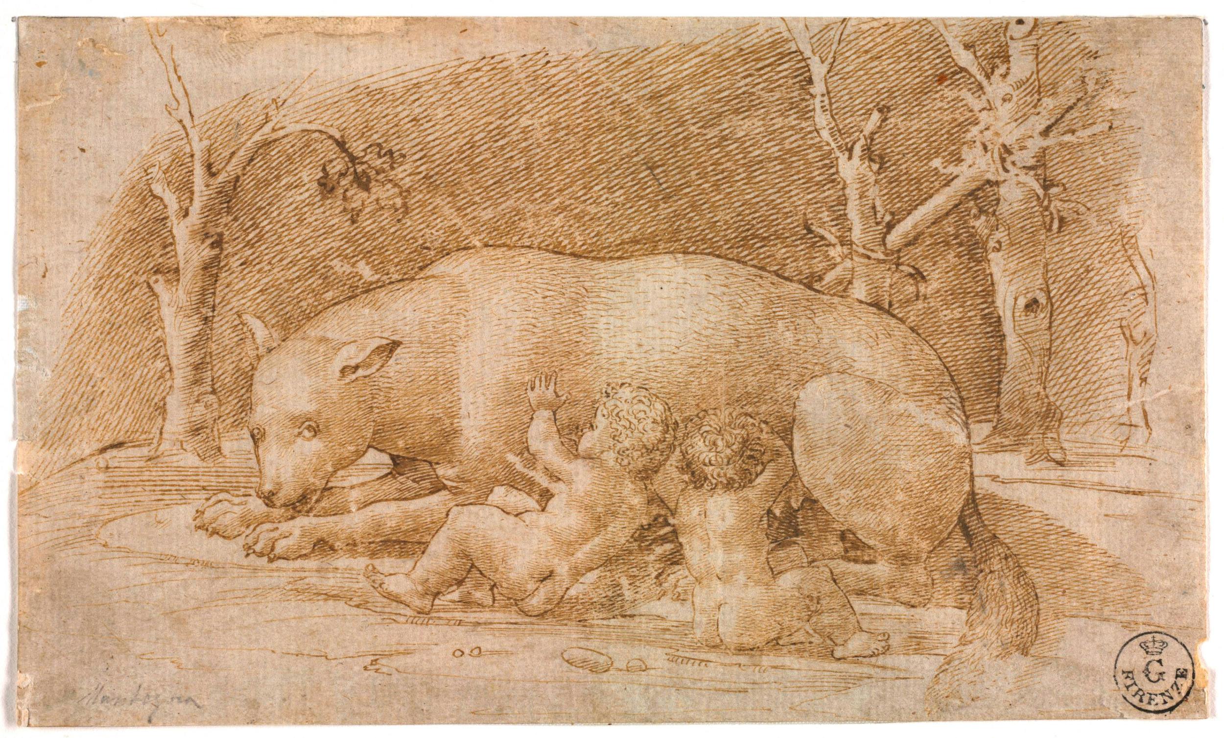 Penna e inchiostro, carta (108 x 182 mm.) - Inv. 1673
