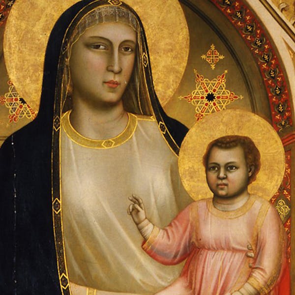Madonna col Bambino in trono, angeli e santi (Maestà di Ognissanti) | Opere  | Le Gallerie degli Uffizi