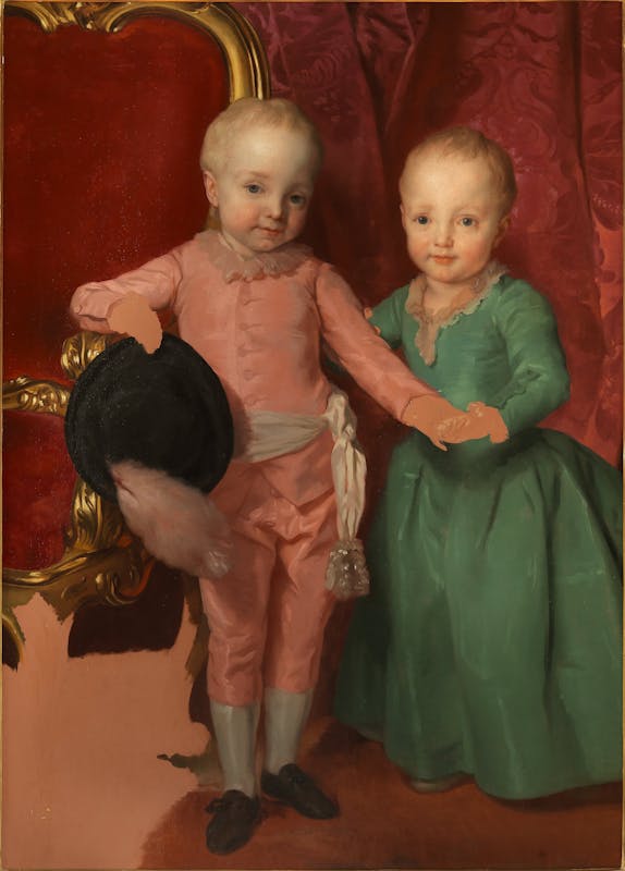 Fig. 1, Doppio ritratto di Ferdinando e Maria anna di Lorena