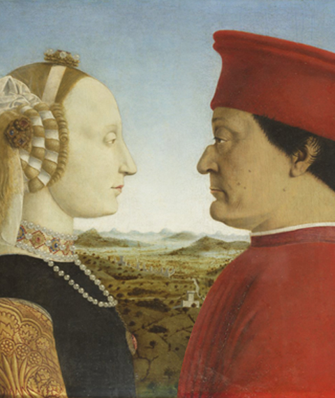 The Duke And Duchess Of Urbino Federico Da Montefeltro And Battista ...