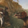 Perseo scorge Andromeda offerta in sacrificio ad un mostro marino