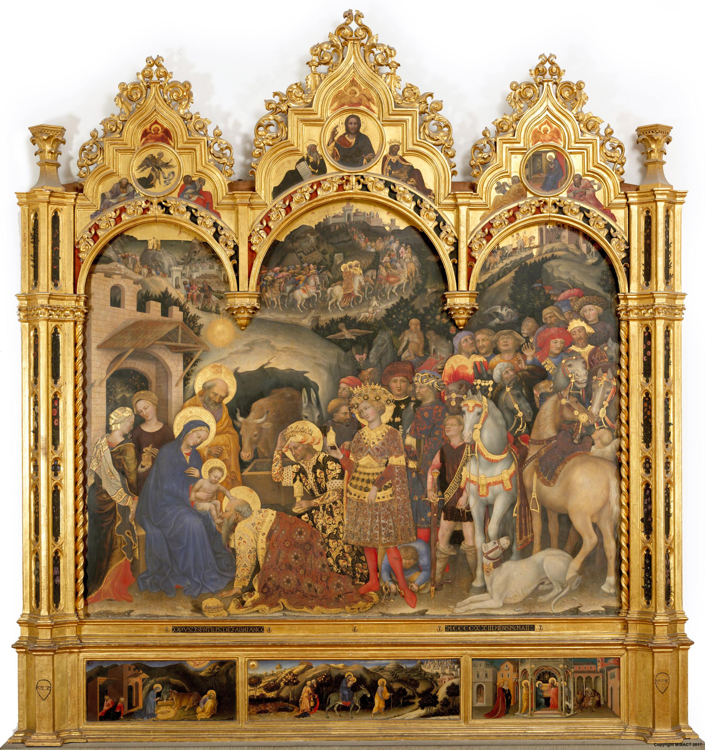 Adorazione Magi Gentile Da Fabriano Adorazione dei Magi di Gentile da Fabriano | Opere | Le Gallerie degli