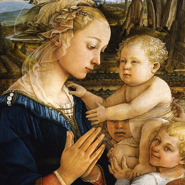 Madonna And Child With Two Angels Artworks Uffizi Galleries
