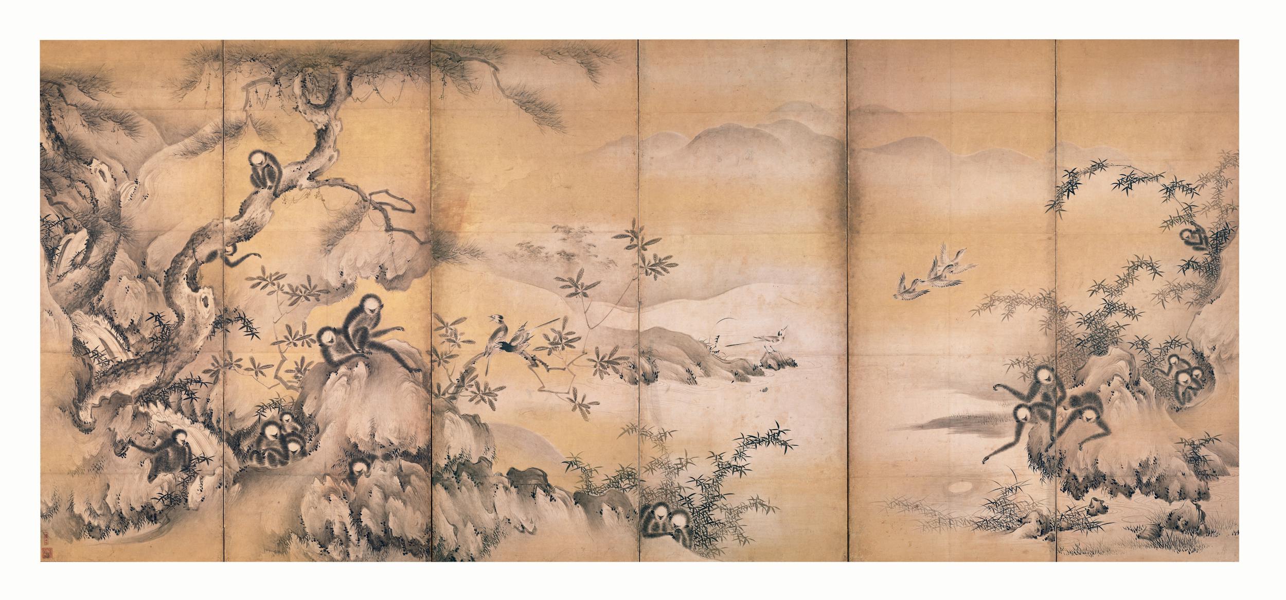 Japanese Renaissance The Japanese Renaissance. Nature on painted screens from the 15th to ...