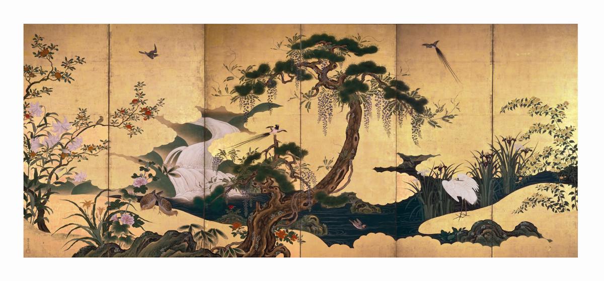 Japanese Renaissance The Japanese Renaissance. Nature on painted screens from the 15th to ...