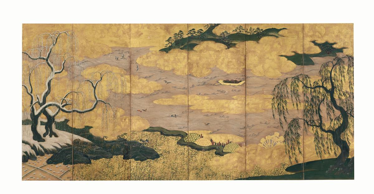 Japanese Renaissance The Japanese Renaissance. Nature on painted screens from the 15th to ...