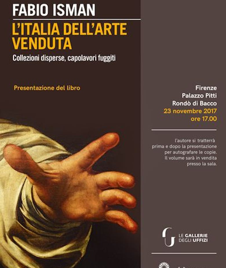 Presentazione del libro di Fabio Isman "L'Italia dell'arte venduta"