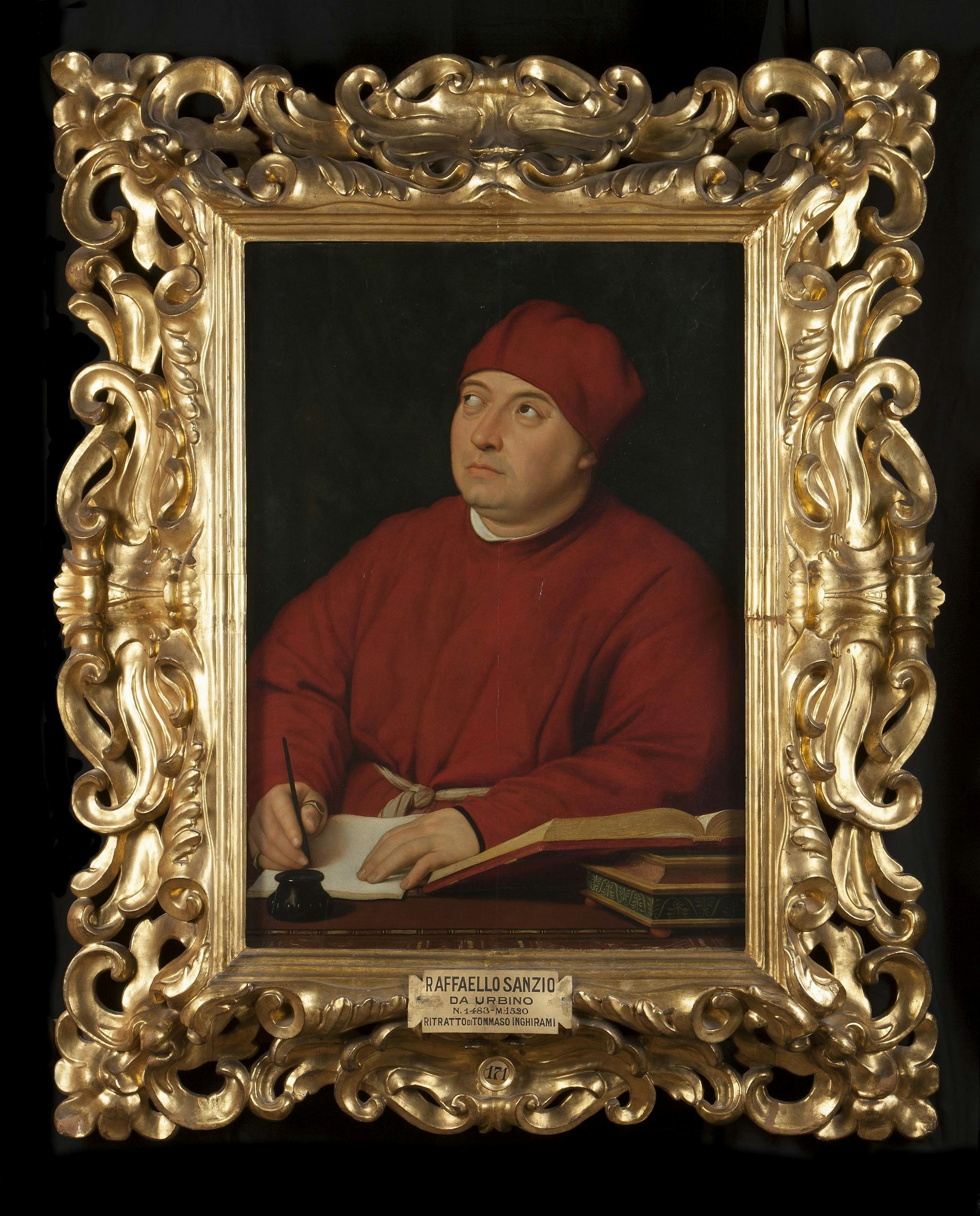 Raffaello, Ritratto di Fedra Inghirami, Galleria Palatina