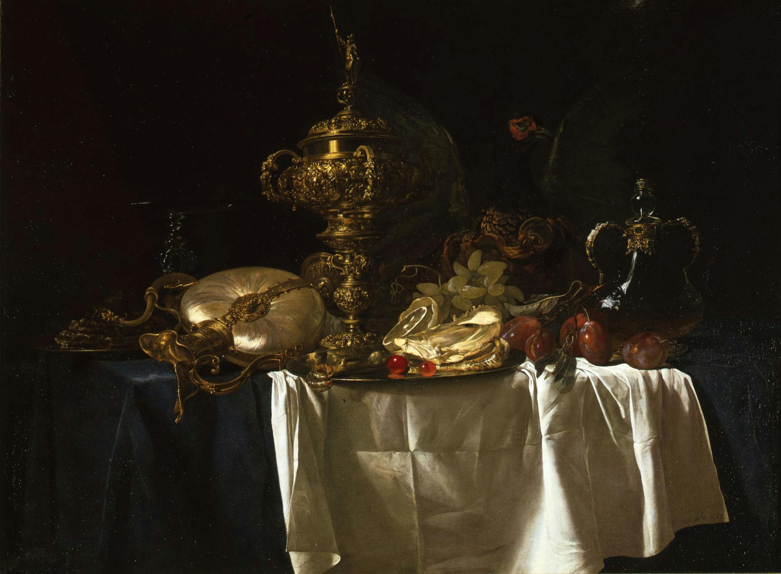 Willem Van Aelst, Natura morta con frutta, Galleria Palatina