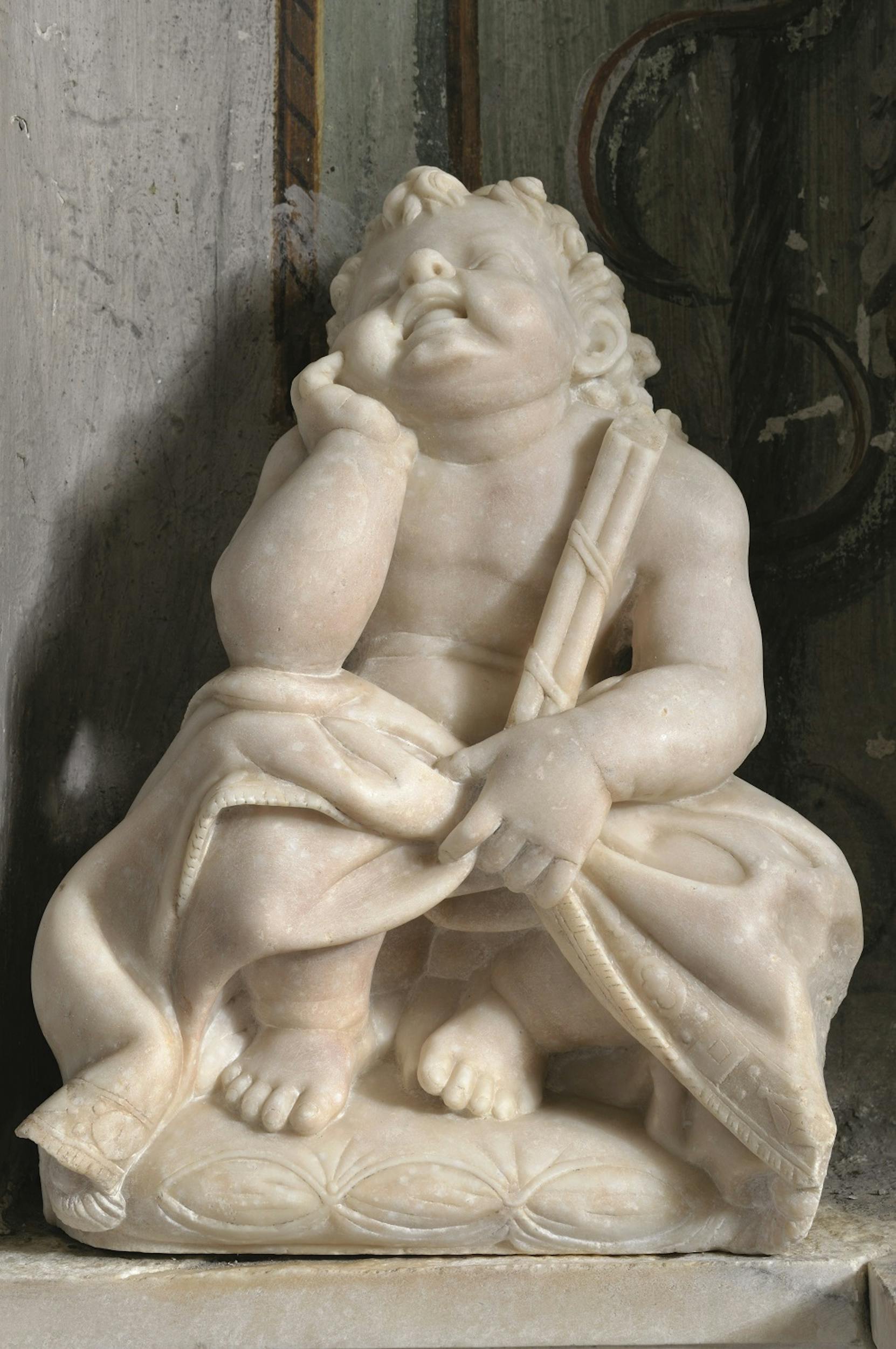 Bartolomé Ordóñez (Burgos, 1480 ca. - Carrara, 1520) Putto, dalla tomba di Andrea Bonifacio 1518-1519 Marmo Napoli, chiesa dei Santi Severino e Sossio