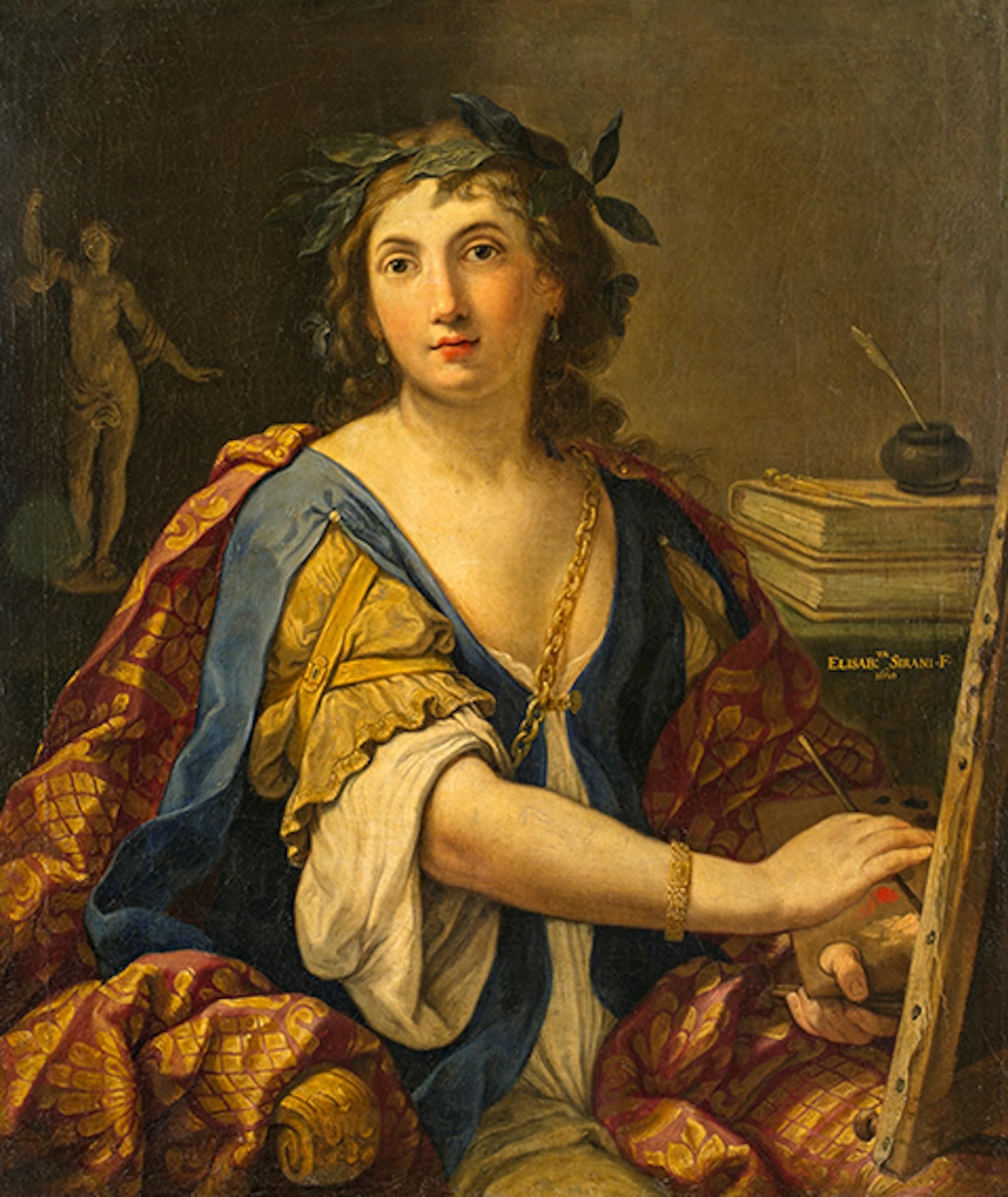 Elisabetta Sirani, Allegoria della pittura (autoritratto?), 1658, Mosca, Museo pushkin