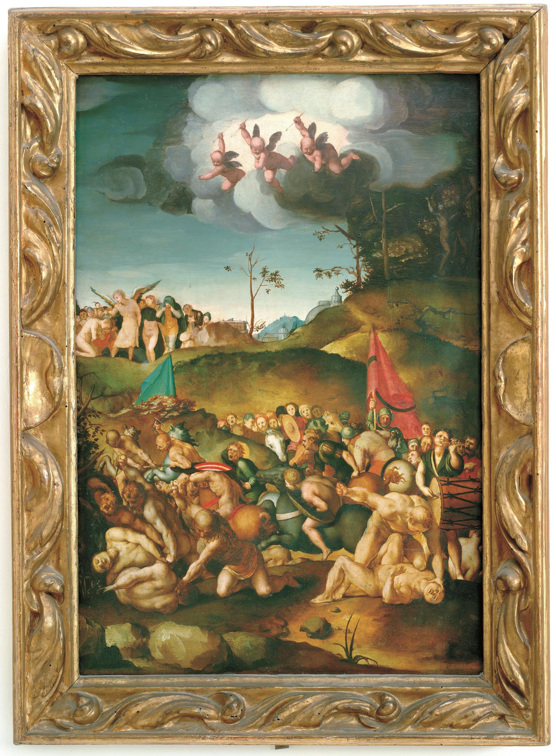 Agnolo Bronzino (Firenze 1503 – 1572) Martirio di sant’Acacio e dei diecimila martiri 1529-1530 Olio su tavola Firenze, Gallerie degli Uffizi, Galleria delle statue e delle pitture