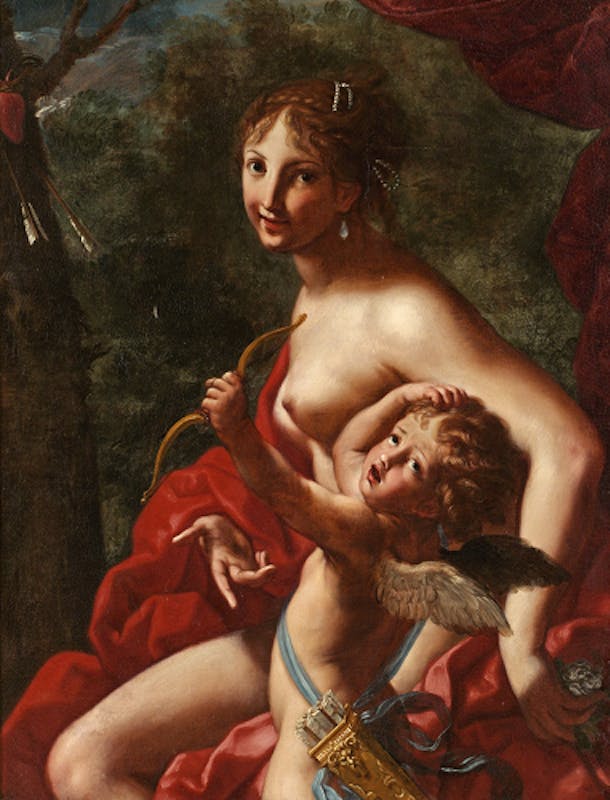 Fig. 2 Elisabetta Sirani, Venere castiga Cupido, Modena, collezione privata L. Zanasi - Elisabetta Sirani, Venus Chastising Cupid, Modena, private collection L. Zanasi.
