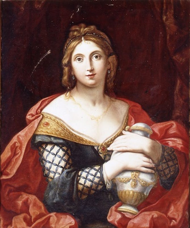 Fig. 4 Elisabetta Sirani, Artemisia, Modena, collezione privata - Elisabetta Sirani, Artemisia, Modena, private collection L. Zanasi. 