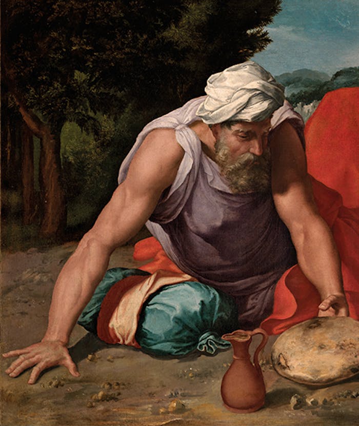 Un nuovo capolavoro del Cinquecento entra nelle collezioni degli Uffizi: "Elia nel deserto" 