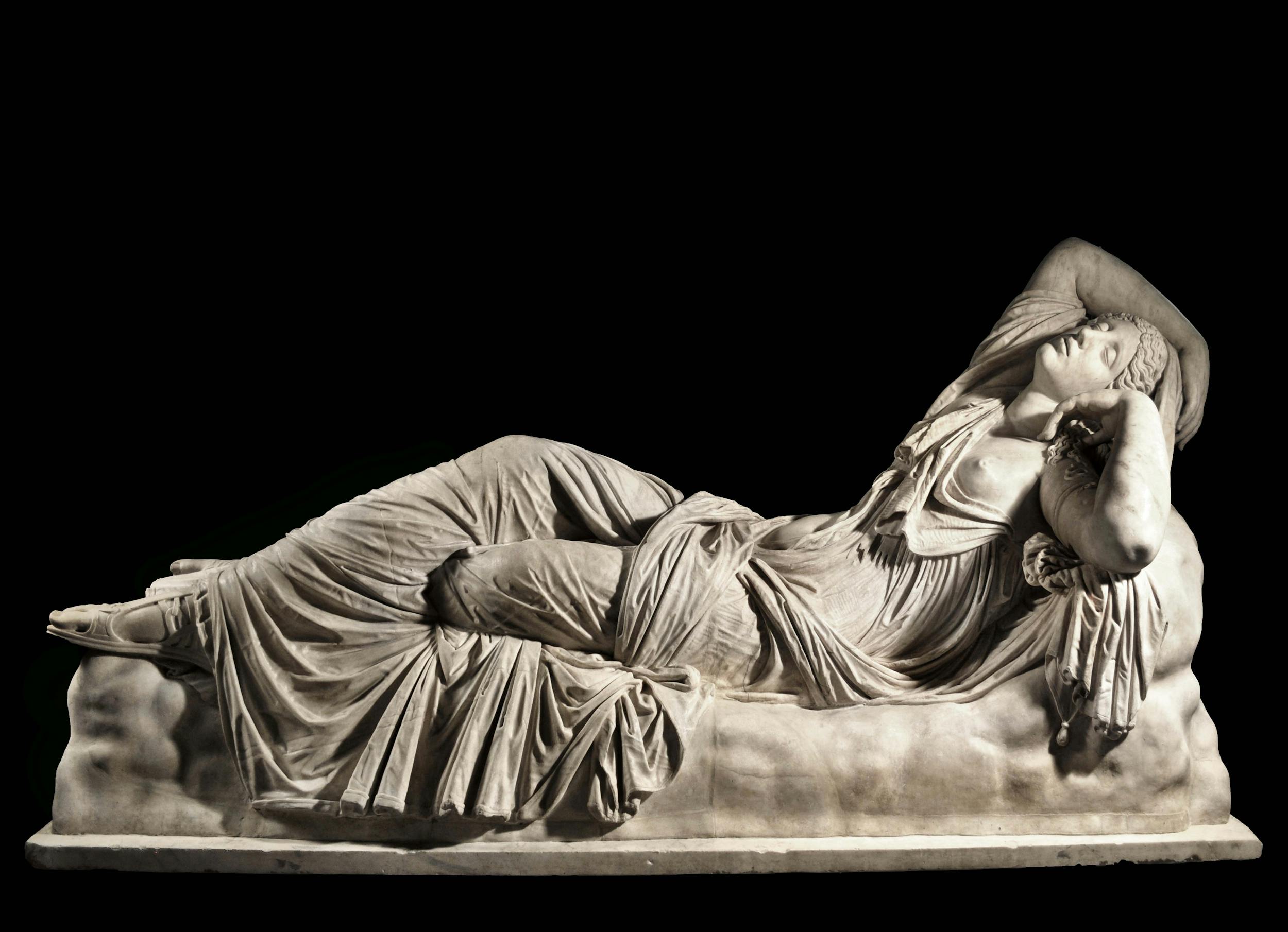 Arianna dormiente, Arte romana, II sec. d. C. | Sleeping Ariadne, II century a.C.