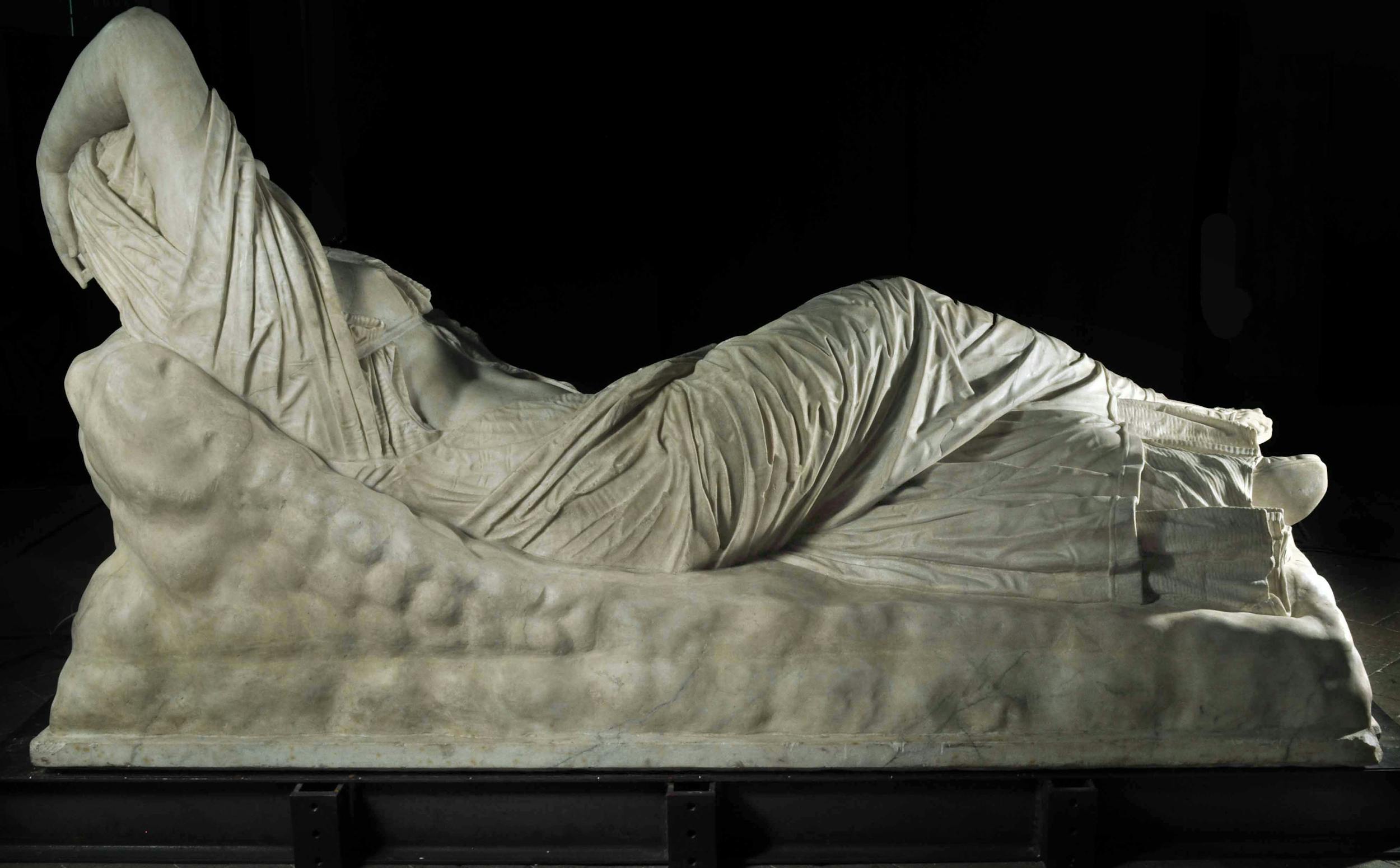 Arianna dormiente, Arte romana, II sec. d. C. | Sleeping Ariadne, II century a.C.