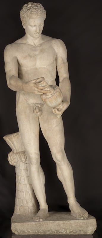 Apoxyomenos (atleta con lo strigile, Copia del I sec. d. C.) da un originale greco del IV sec. a. C. 