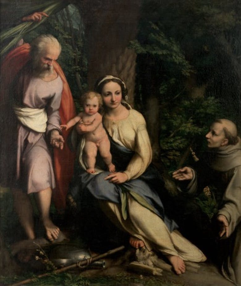 Rest on the Flight into Egypt with St. Francis
