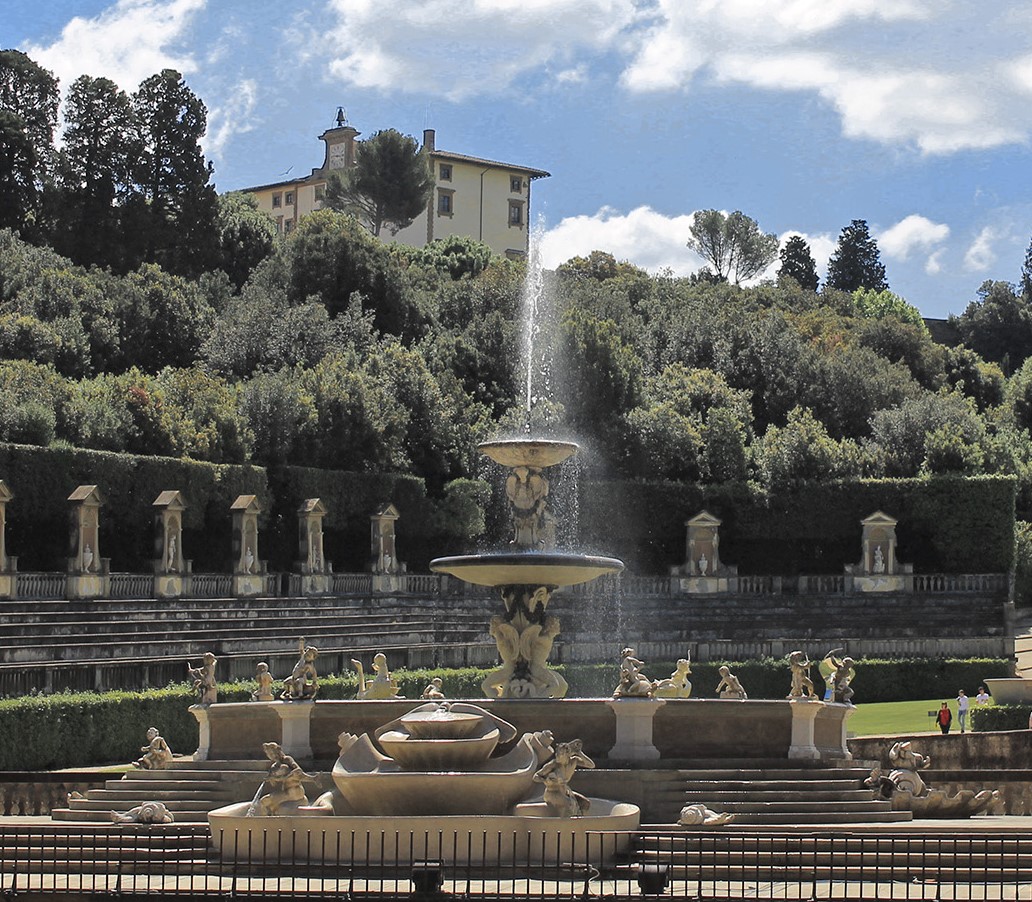 The Artichoke Fountain in the Boboli Gardens Artworks Uffizi Galleries