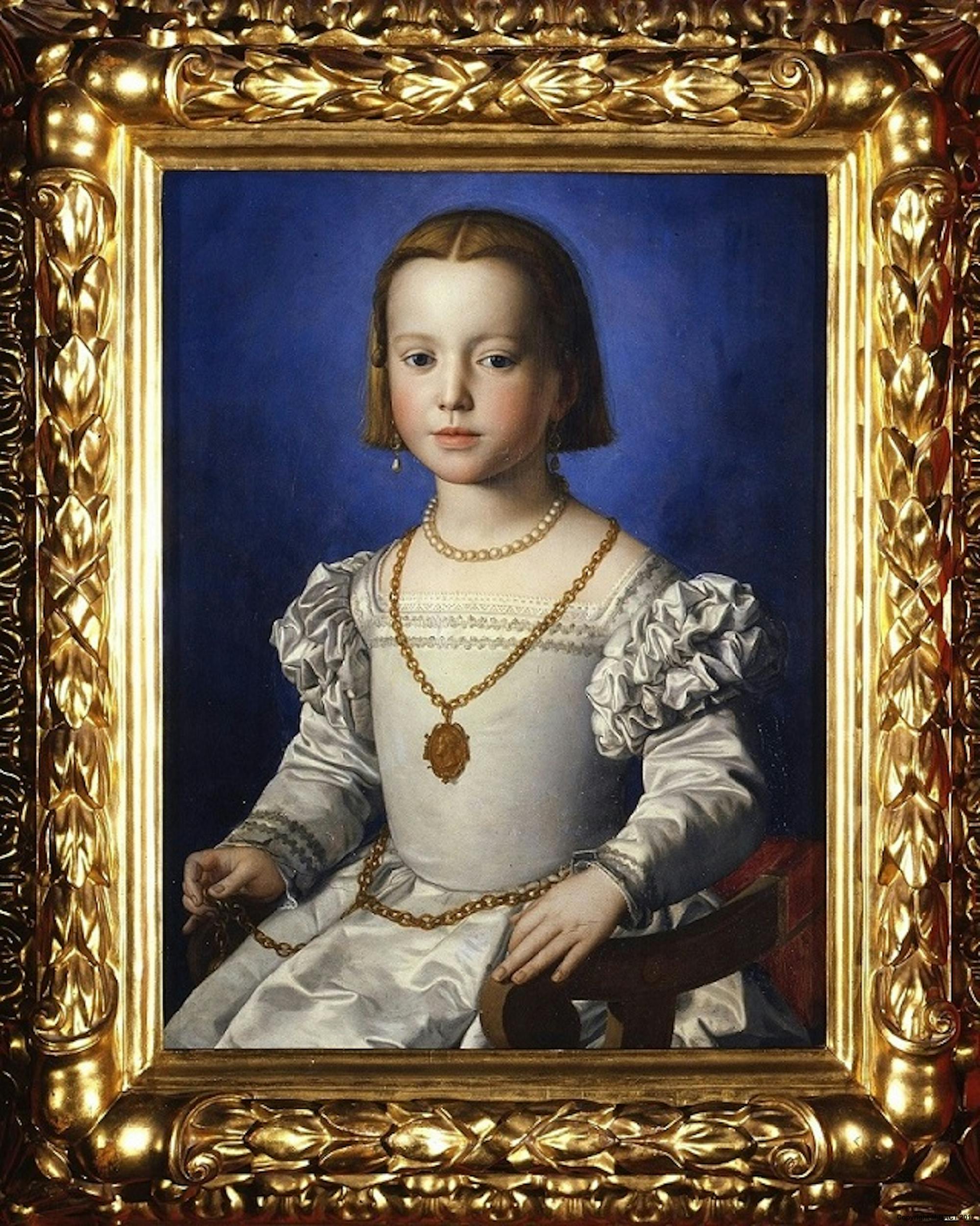Portrait of Bia deâ€™ Medici by Bronzino | Artworks | Uffizi Galleries