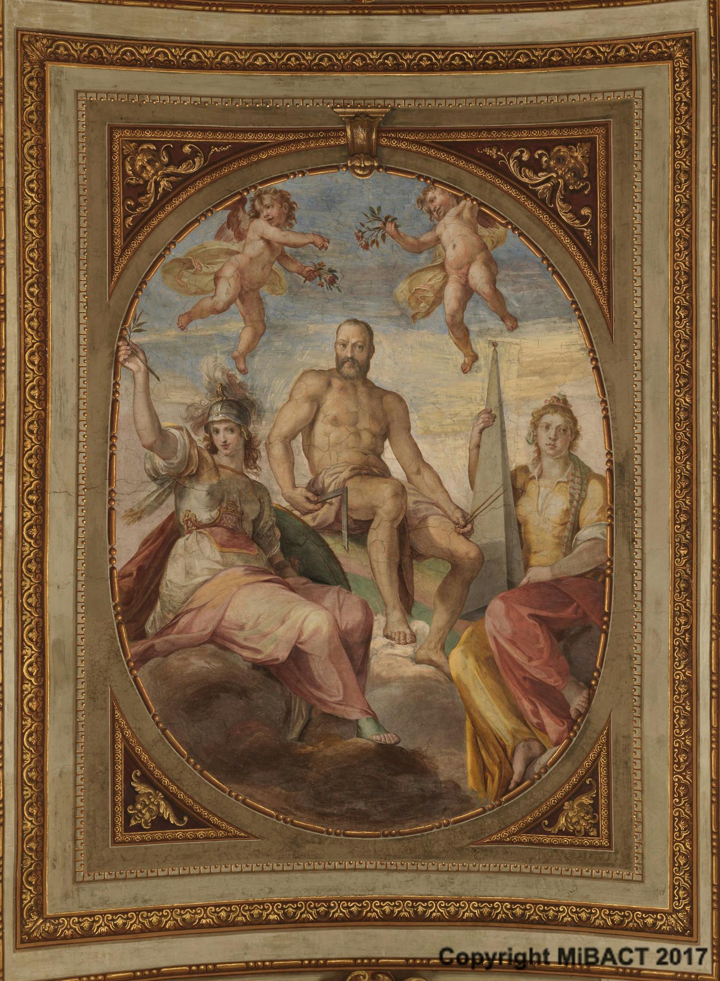 Cosimo I tra Minerva e la Gloria | Cosimo I between Athena and the Glory