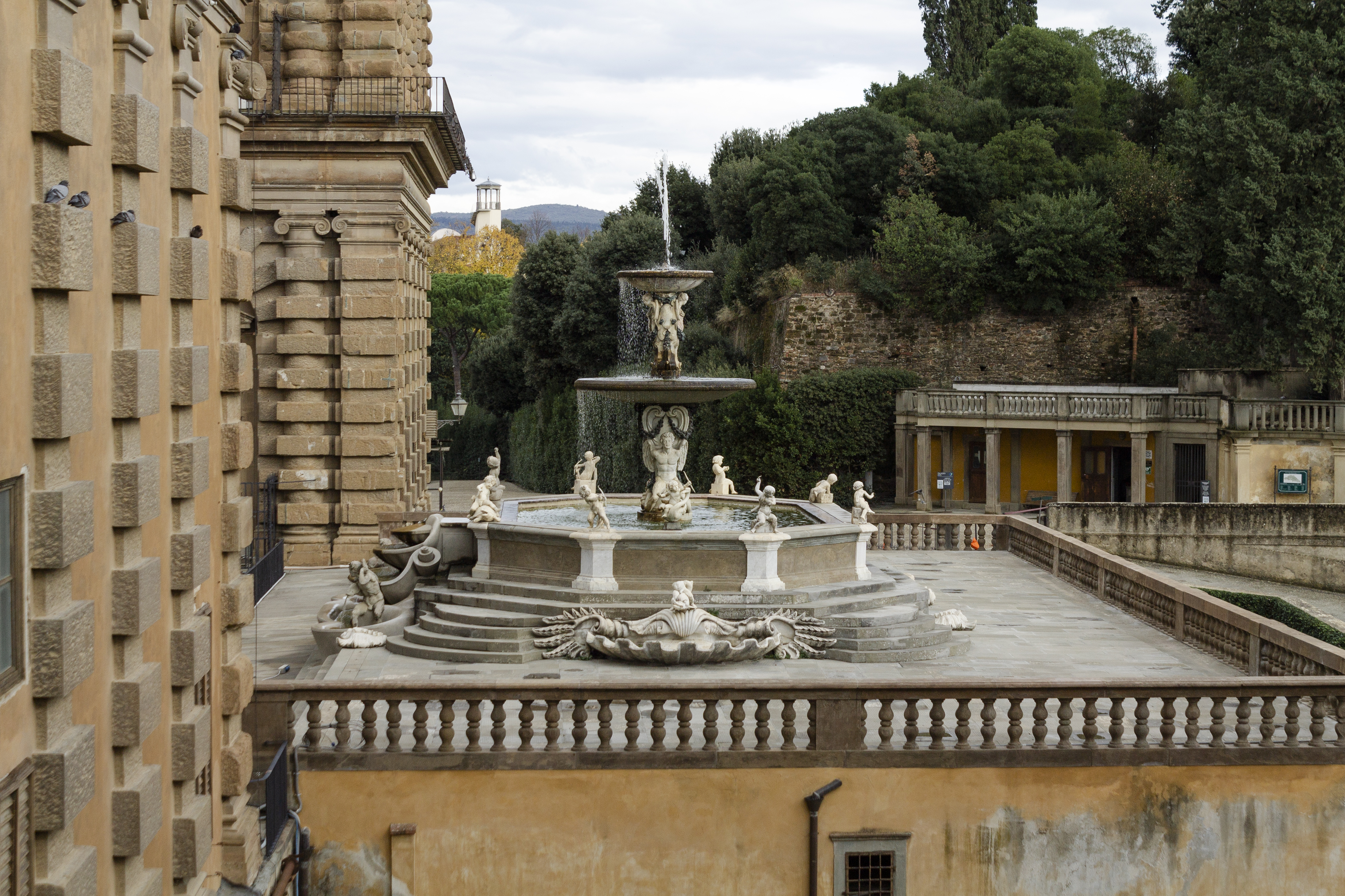 The Artichoke Fountain in the Boboli Gardens Artworks Uffizi Galleries