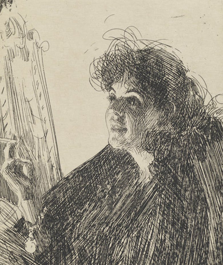 La femme à la Cigarette I (Ritratto della signorina X.)