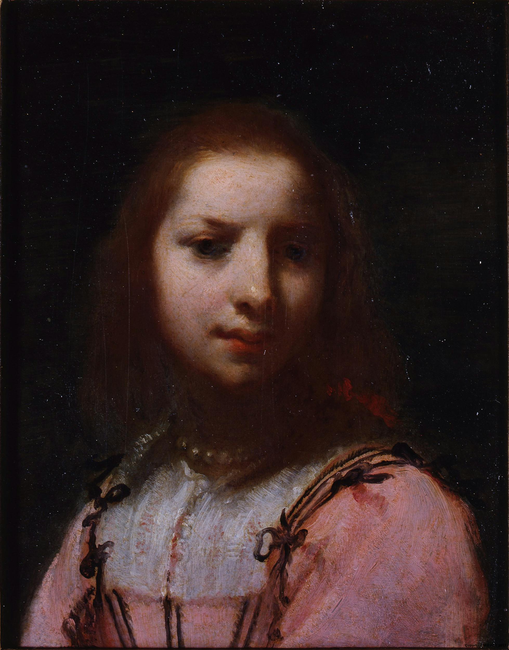 Portrait Of Young Girl Artworks Uffizi Galleries