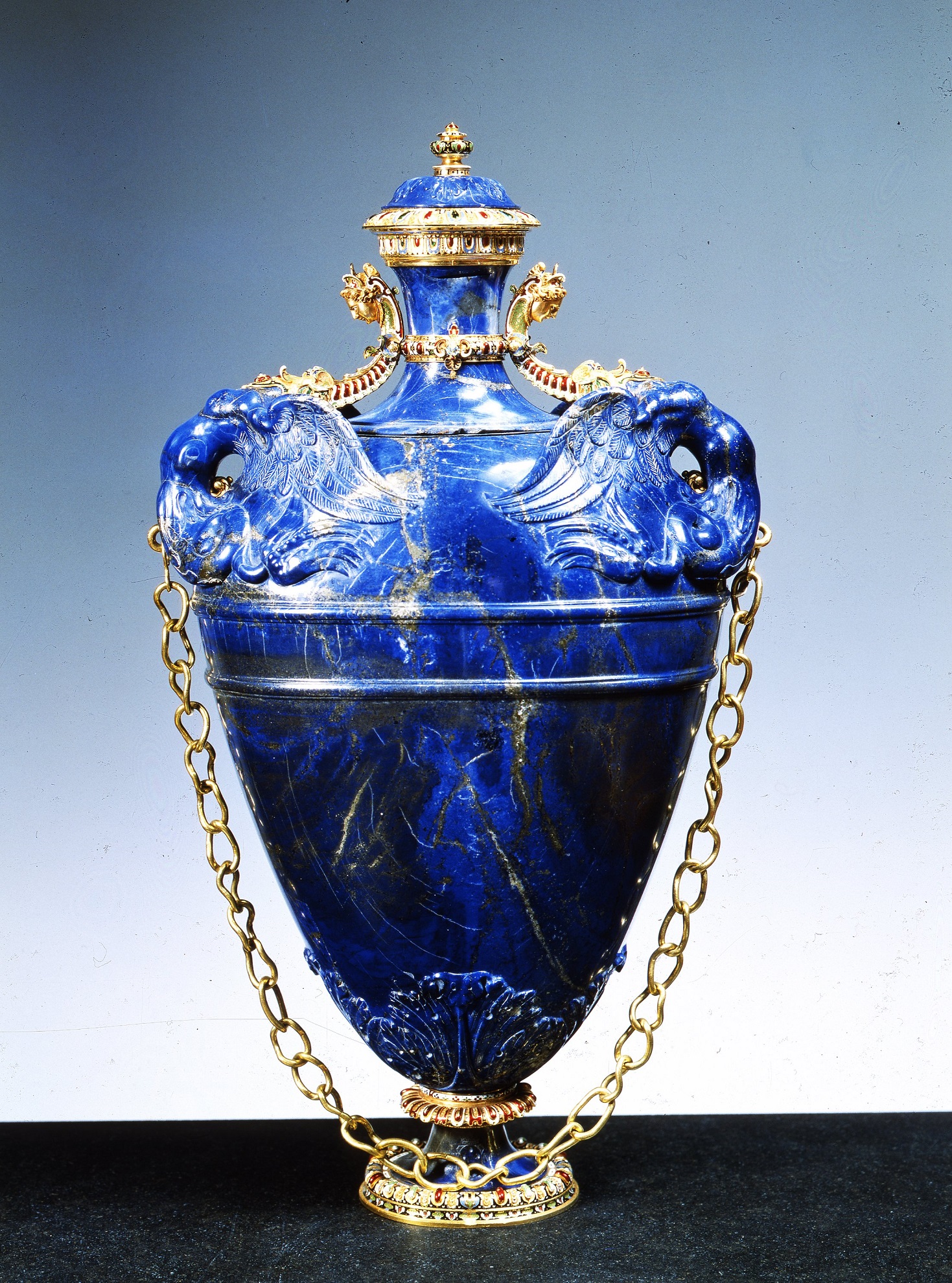 lapis lazuli vase