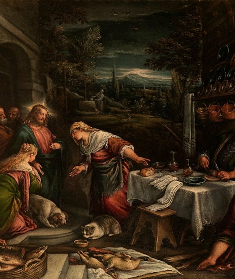 Christ in the House of Martha, Mary and Lazarus