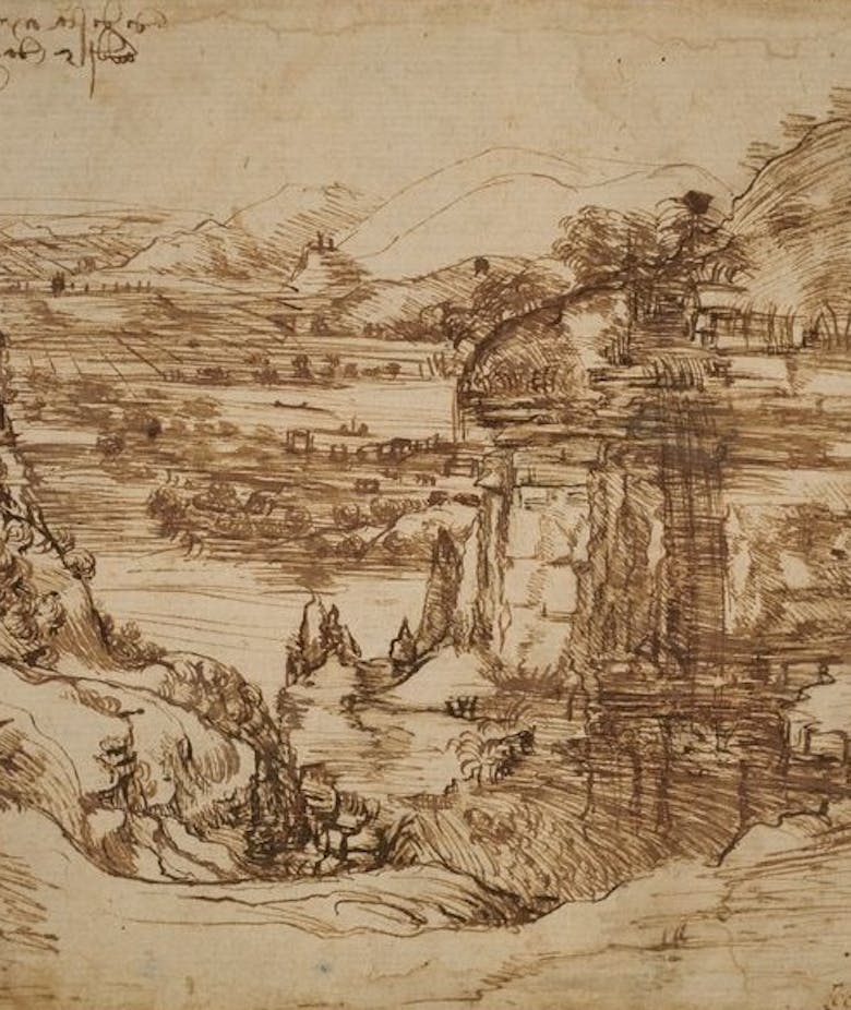 La Campagna Di Indagini Dell Opificio Delle Pietre Dure Sul Primo Paesaggio Di Leonardo Da Vinci Le Gallerie Degli Uffizi