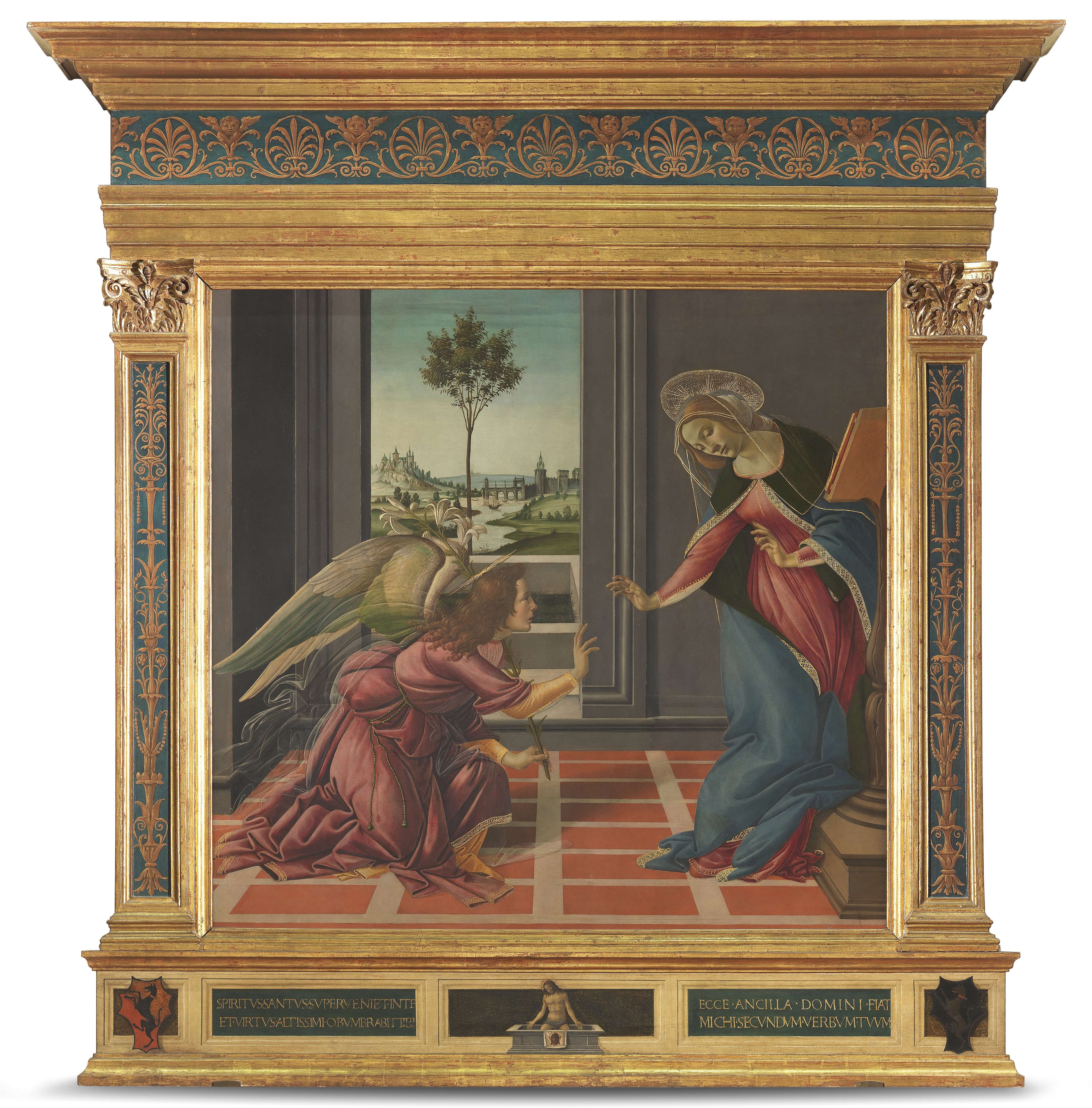 Annunciazione Su Tavola Di Botticelli | Opere | Le Gallerie Degli Uffizi