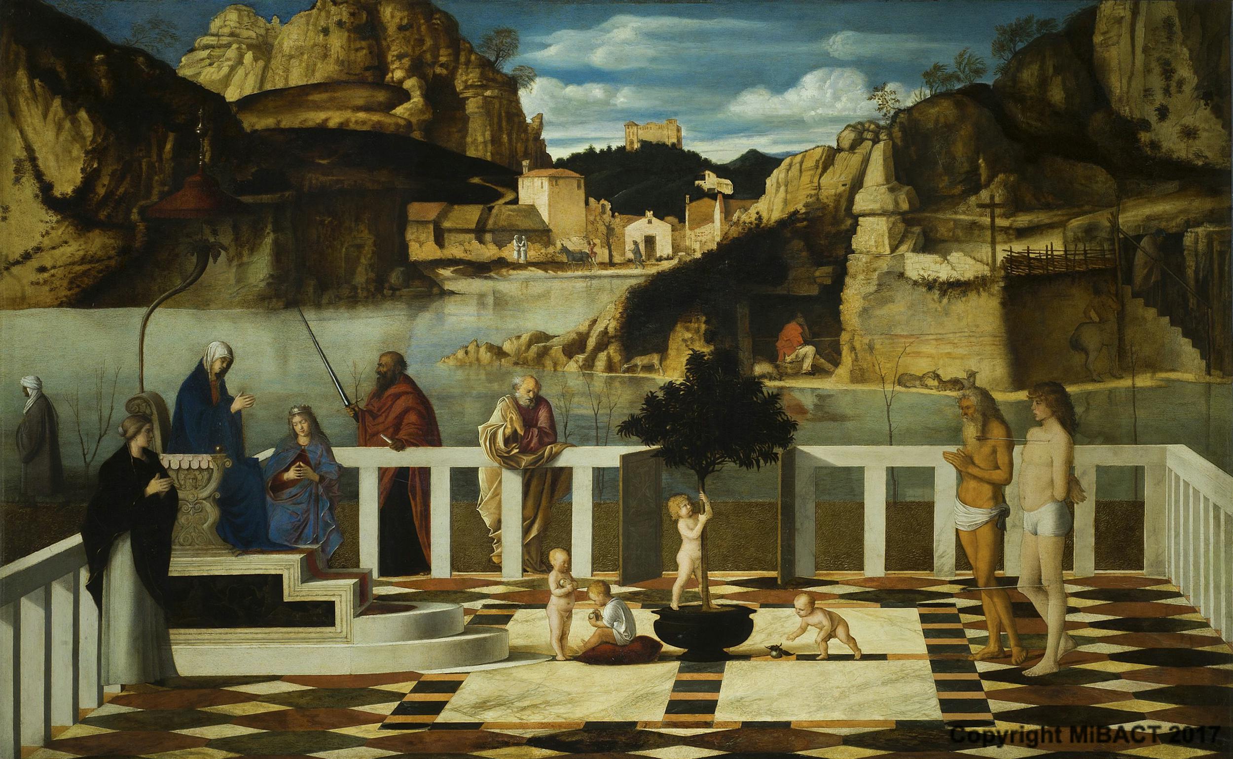 Allegoria sacra di Giovanni Bellini Opere Le Gallerie degli Uffizi