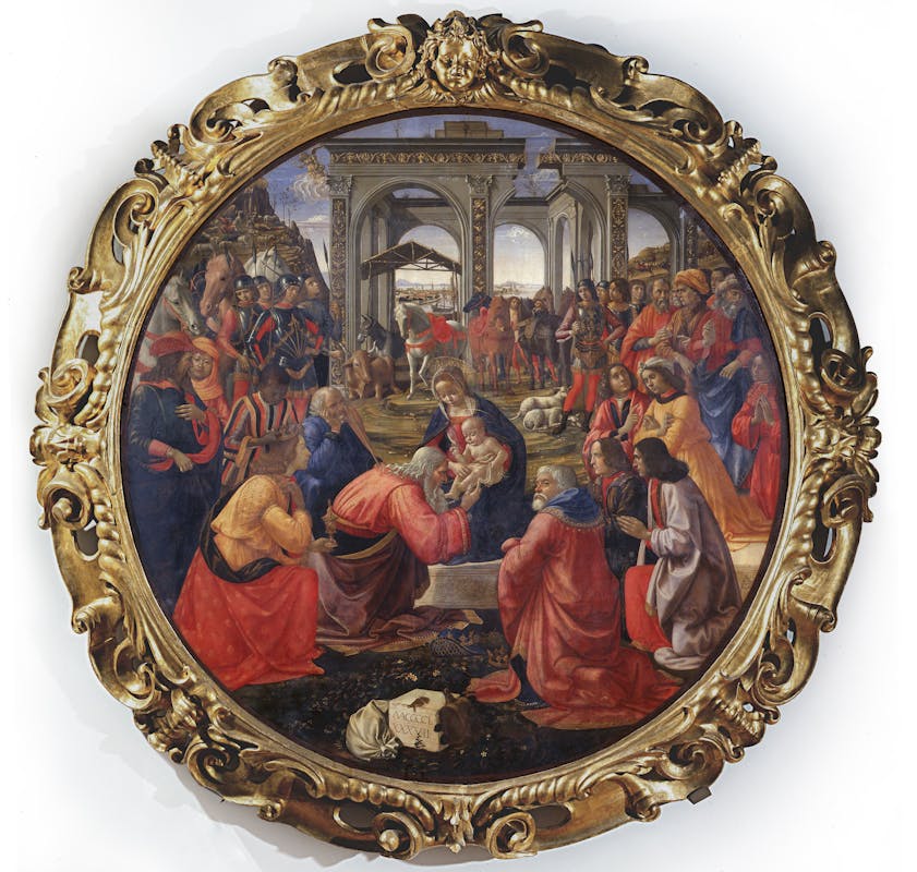 Adorazione dei Magi, Domenico Ghirlandaio