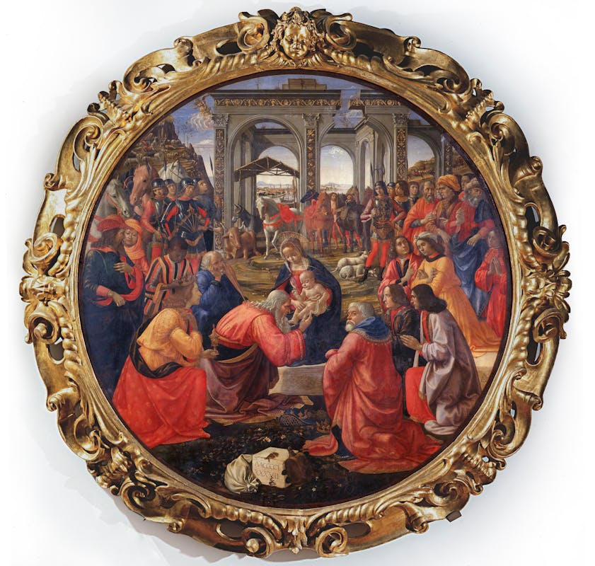 Adorazione dei Magi, Domenico Ghirlandaio