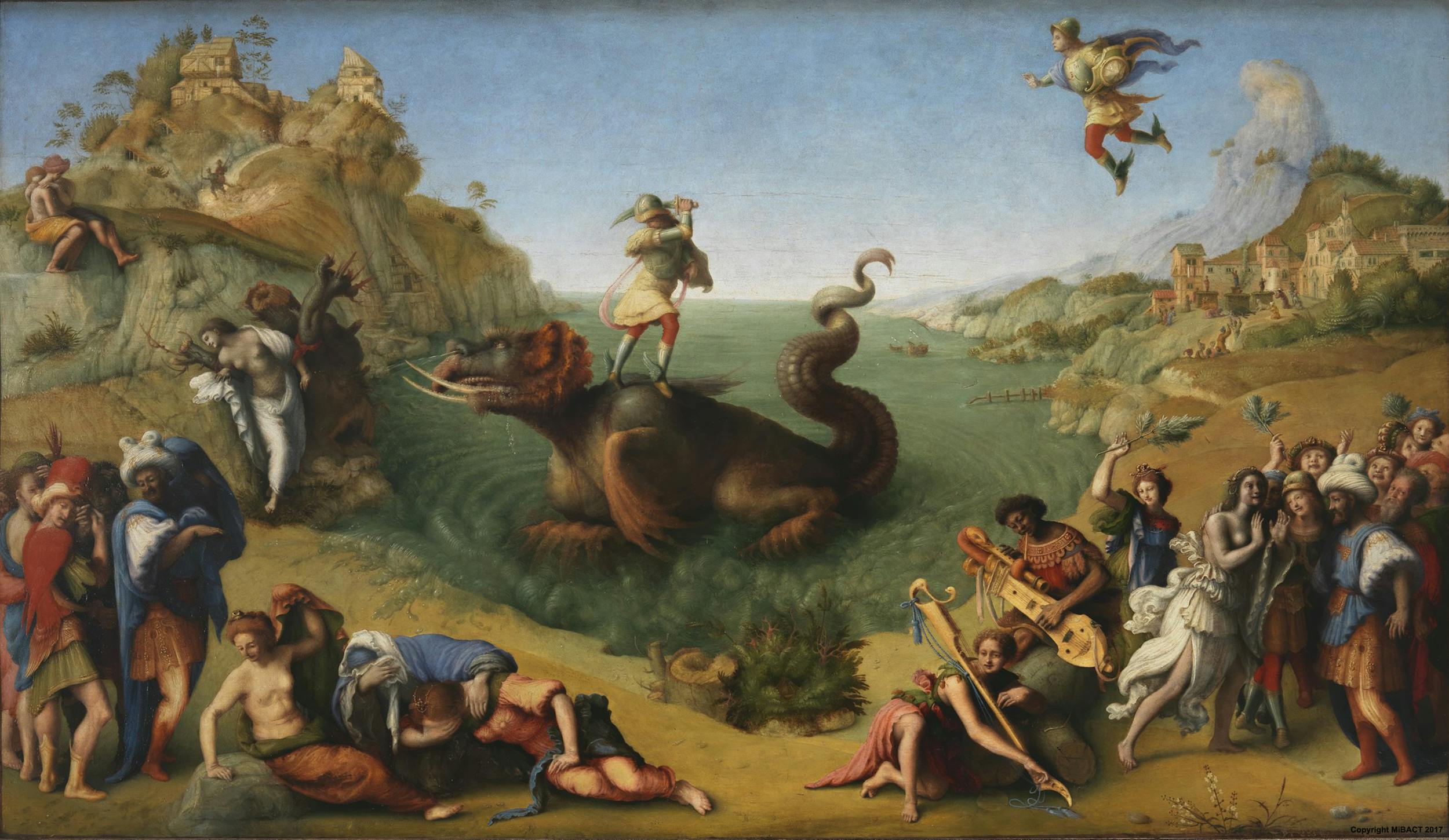 Perseo libera Andromeda di Piero di Cosimo | Opere | Le Gallerie degli Uffizi