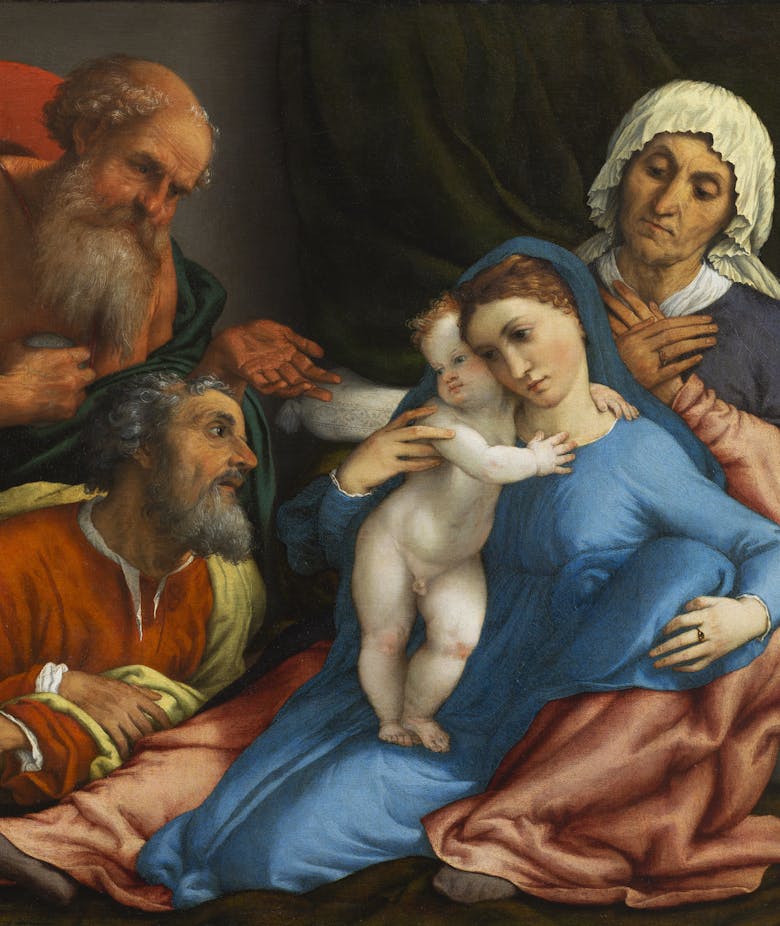 Holy Family with St Jerome
