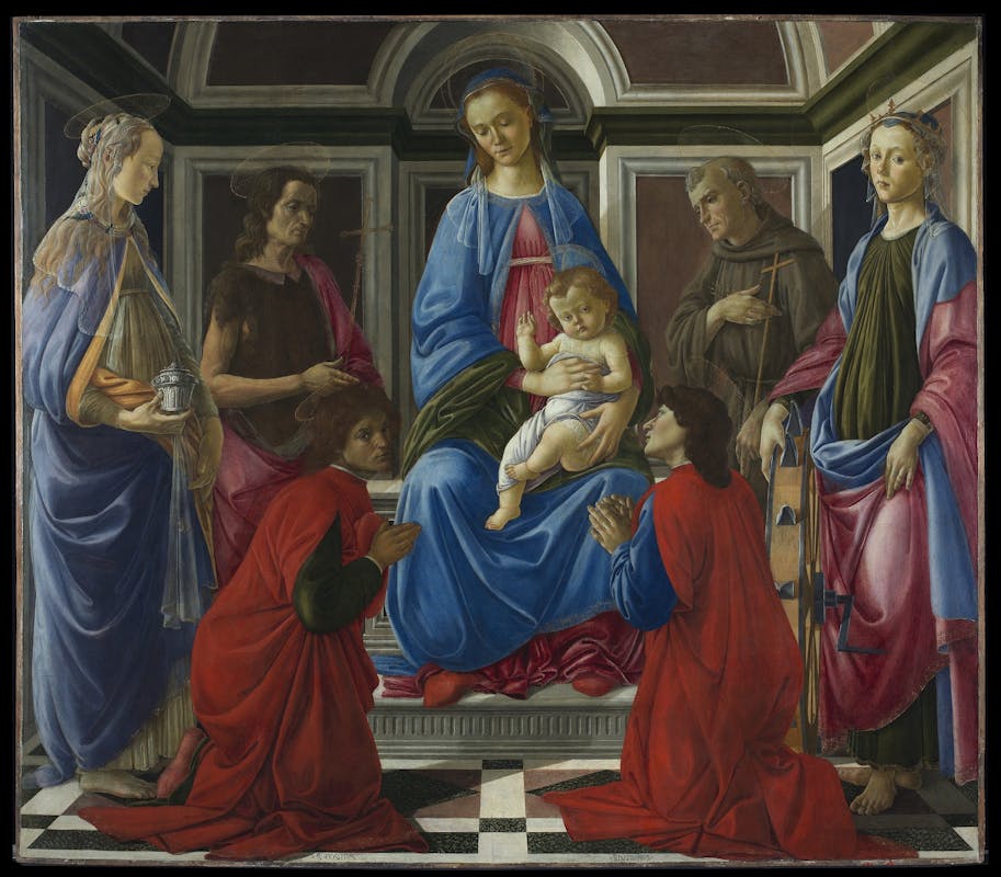 Sandro Botticelli, Pala di Sant'Ambrogio - dopo il restauro