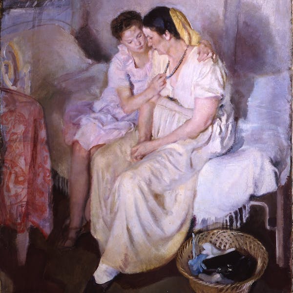 Armando Spadini, Confidenze; Galleria d'arte moderna Palazzo Pitti | Opere  | Le Gallerie degli Uffizi