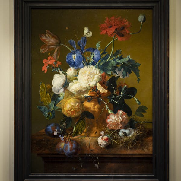 The Painting By Jan Van Huysum Stolen During The Second World War