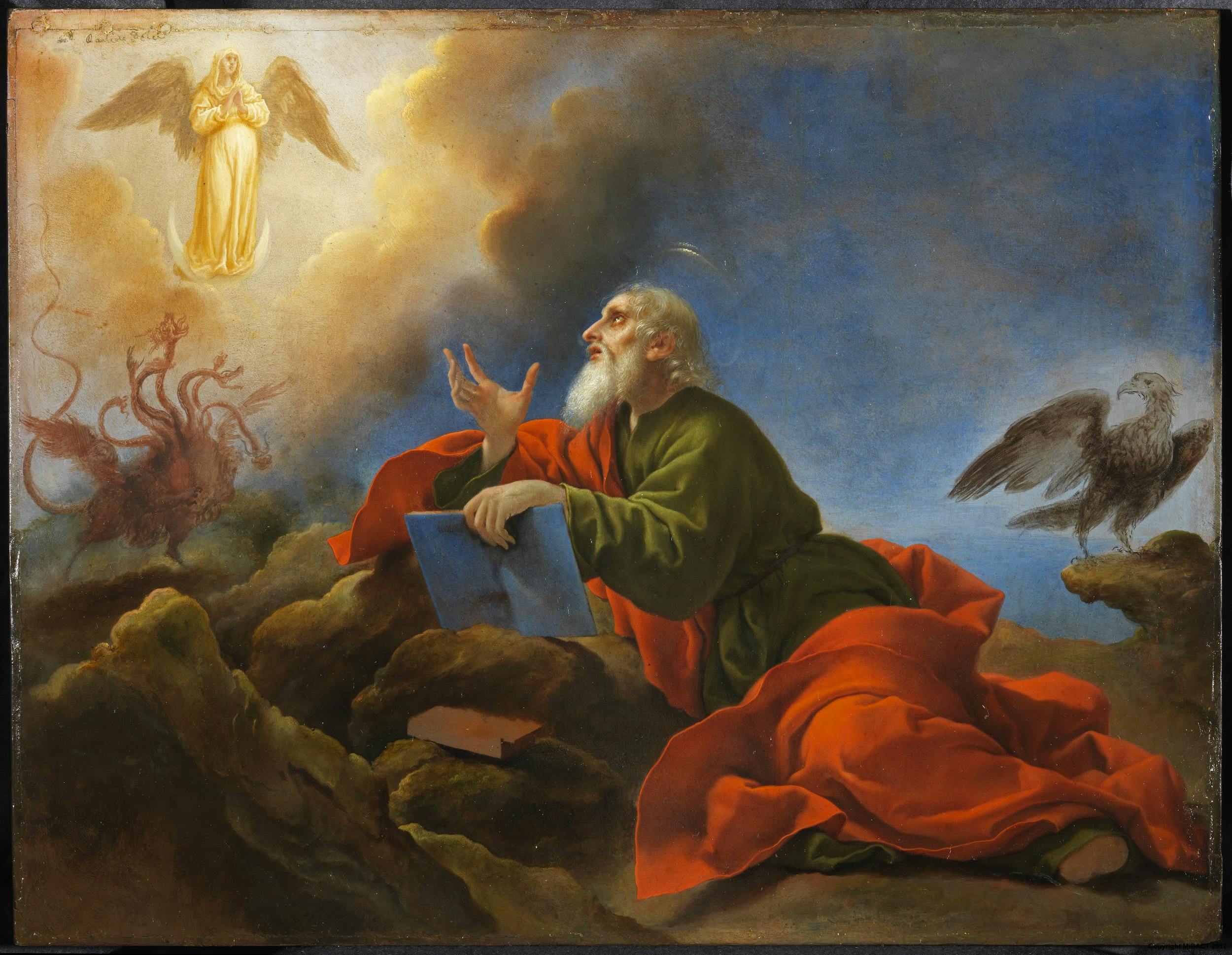 Carlo Dolci - St John the Baptist in Patmos | Artworks | Uffizi Galleries