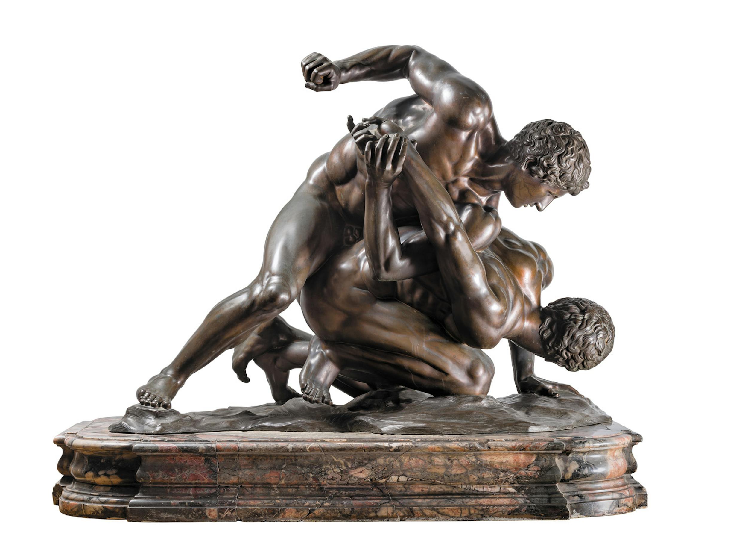 Giovan Battista Foggini Lottatori 1714-1715 bronzo patinato Ministero dell’Economia e delle Finanze (in deposito dalle Gallerie degli Uffizi), Roma