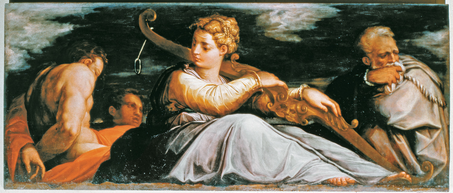 Giorgio Vasari (Arezzo, 1511-Firenze, 1574) La Pazienza 1542 olio su tavola Gallerie dell’Accademia, Venezia | Giorgio Vasari (Arezzo, 1511- Florence, 1574) Patience 1542 oil on wood  Gallerie dell’Accademia, Venice