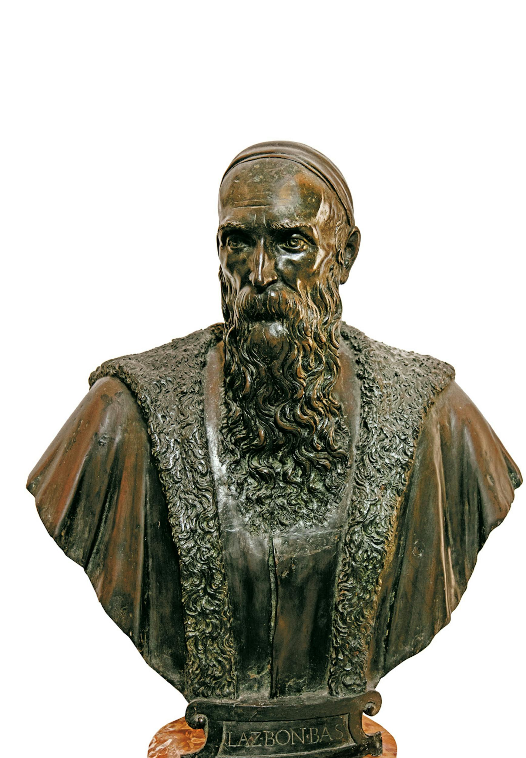 Danese Cattaneo (Colonnata, 1510 ca.-Padova, 1572) Busto di Lazzaro Bonamico 1554 ca. bronzo Museo Civico, Bassano del Grappa | Danese Cattaneo (Colonnata, c. 1510 – Padua, 1572) Bust of Lazzaro Bonamico c. 1554 bronze Museo Civico, Bassano del Grappa