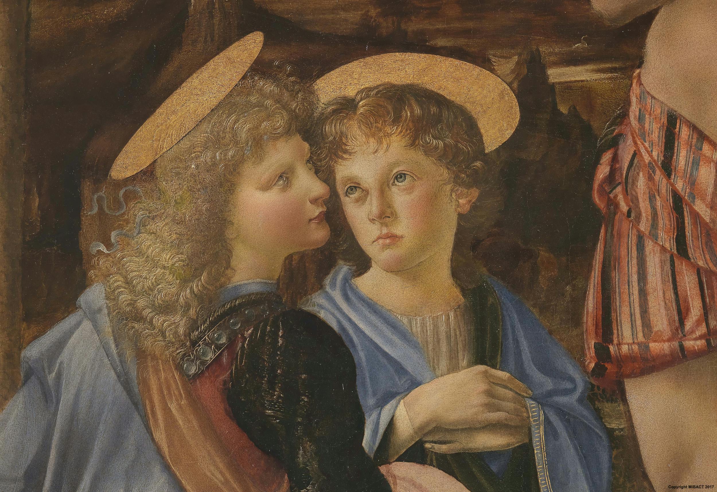 The Baptism Of Christ By Verrocchio And Leonardo Artworks