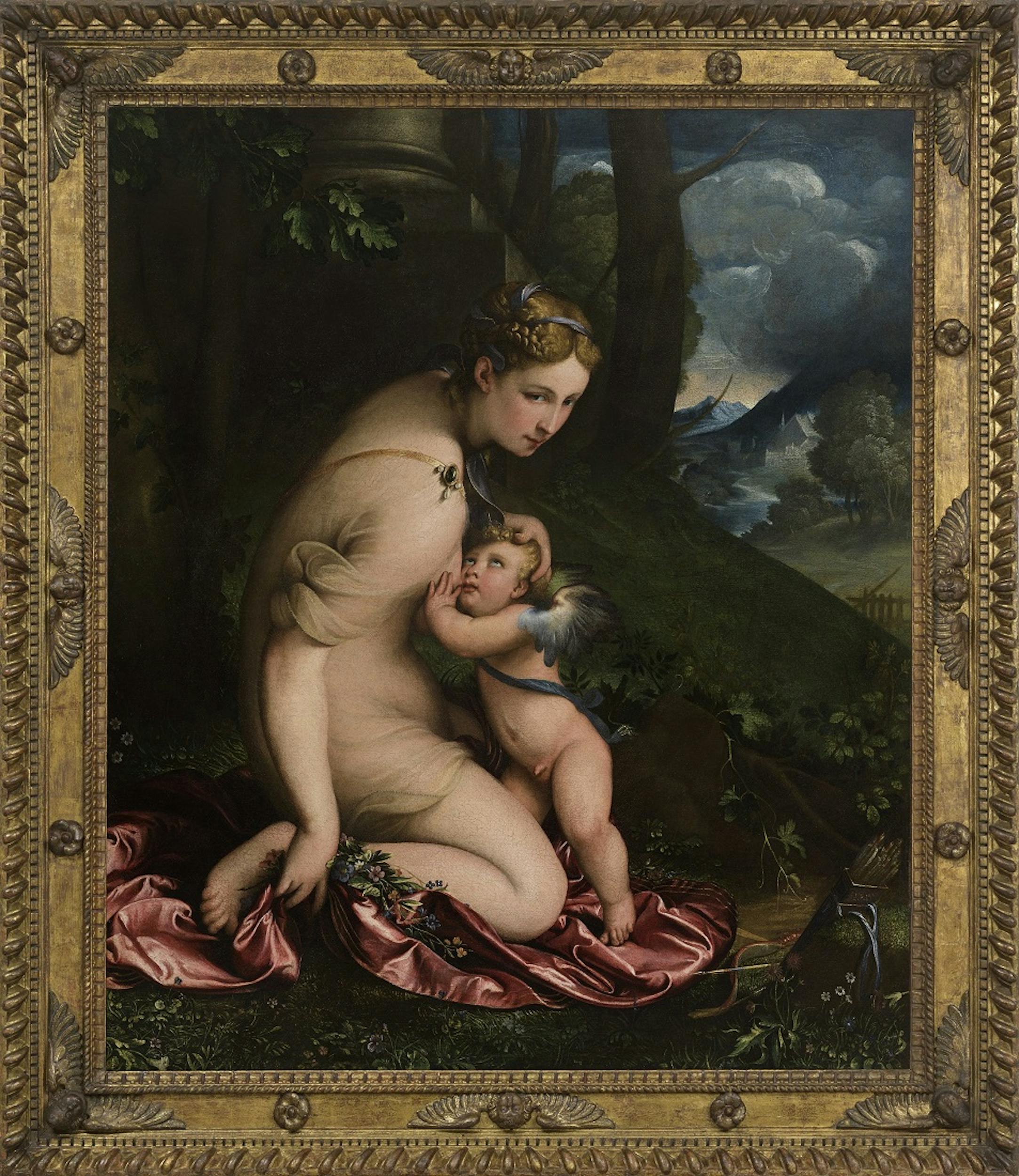 Camillo Boccaccino, Venere che allatta amore, Milano, Pinacoteca di Brera