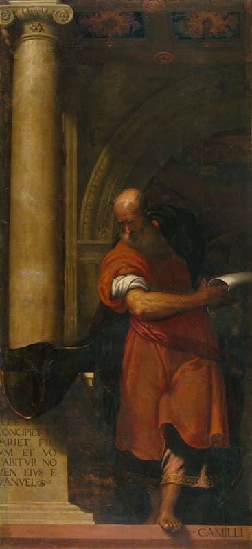 Camillo Boccaccino, Isaia e Davide, Piacenza, Musei di Palazzo Farnese 